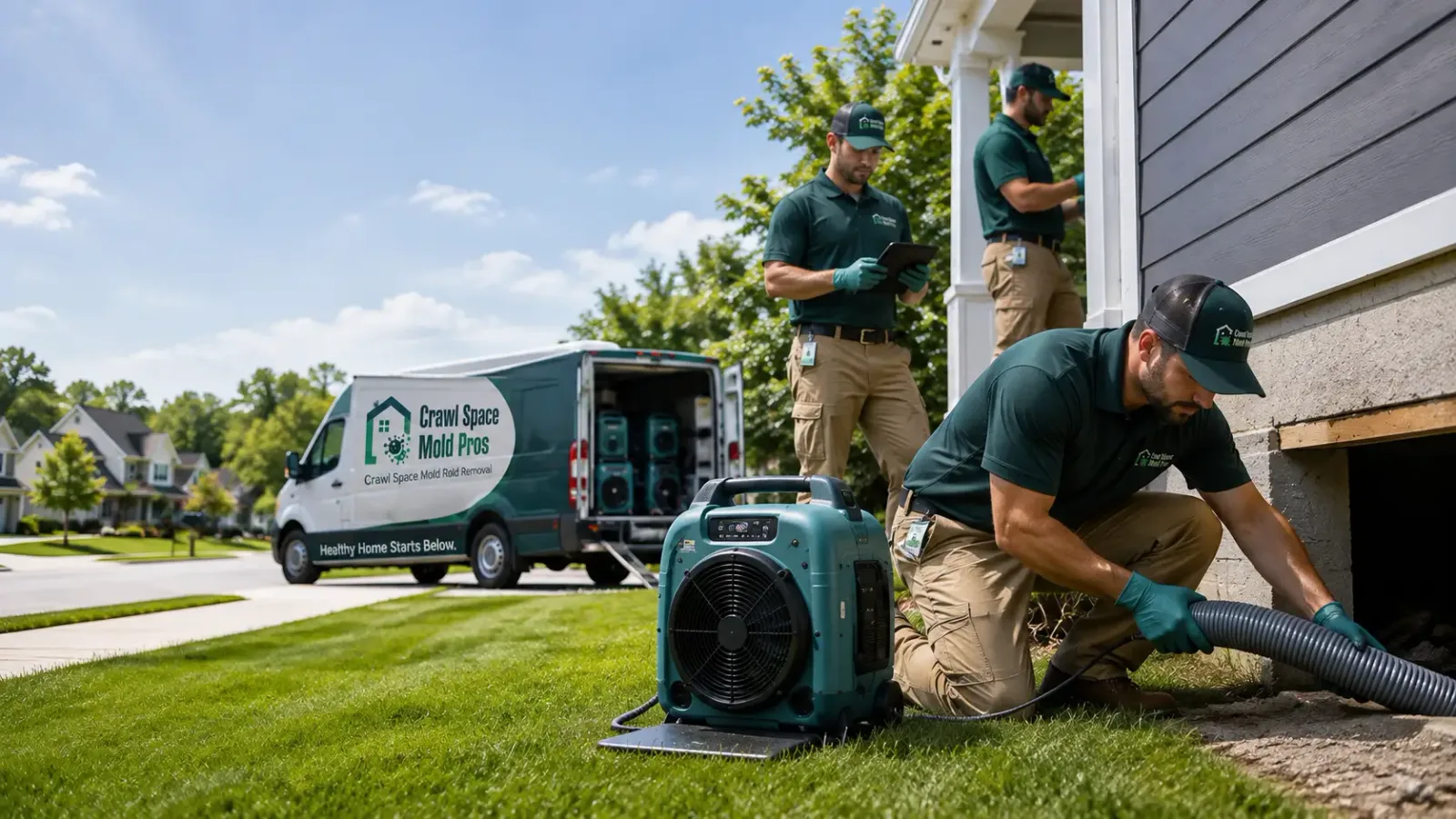 Crawl Space Mold Removal in Empire, OH